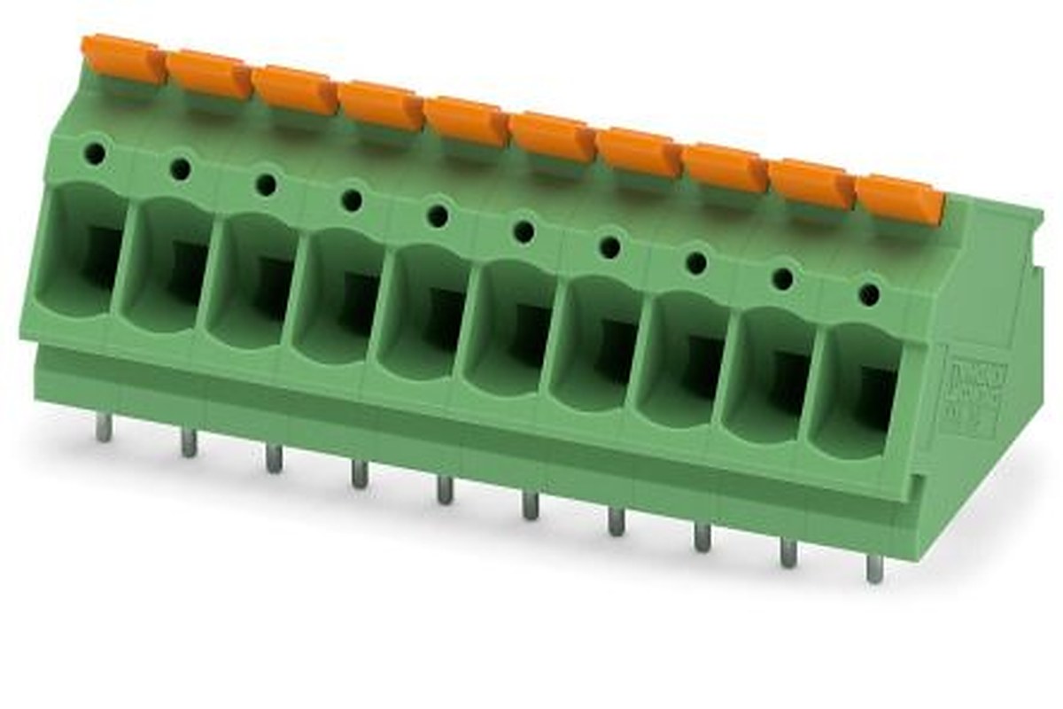 Phoenix Contact LPT Series PCB Terminal Block, 10-Contact, 5 mm Pitch, 1 Row