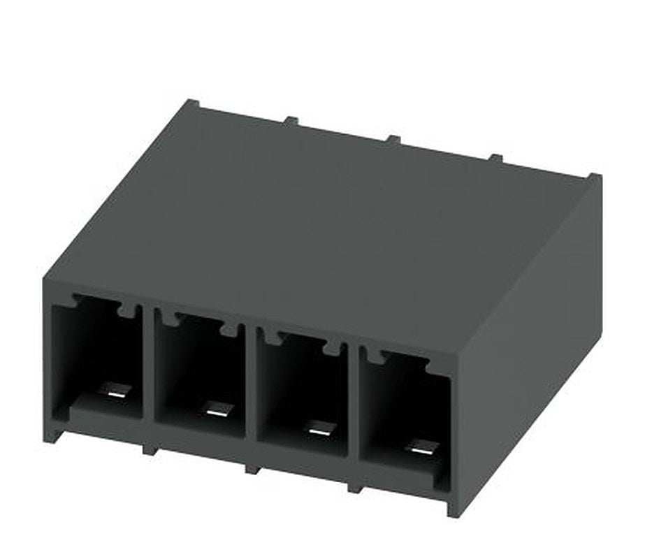 Phoenix Contact PC 6/-G-THR Series Pluggable Terminal Block, 4-Contact, 7.62 mm Pitch, 1 Row, 1190490