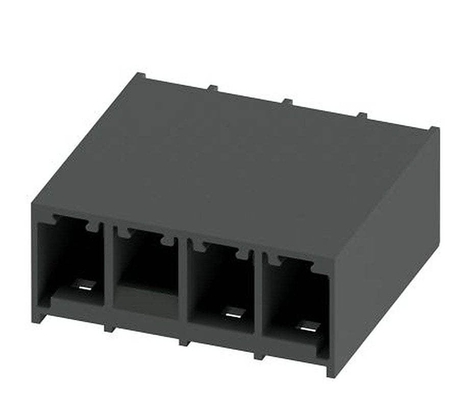 Phoenix Contact PC 6/-GL-THR Series Pluggable Terminal Block, 3-Contact, 7.62 mm Pitch, 1 Row, 1190538