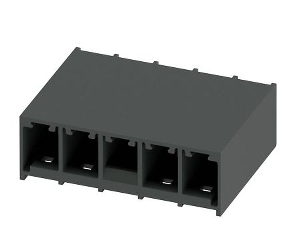 Phoenix Contact PC 6/-GL-THR Series Pluggable Terminal Block, 4-Contact, 7.62 mm Pitch, 1 Row, 1190539