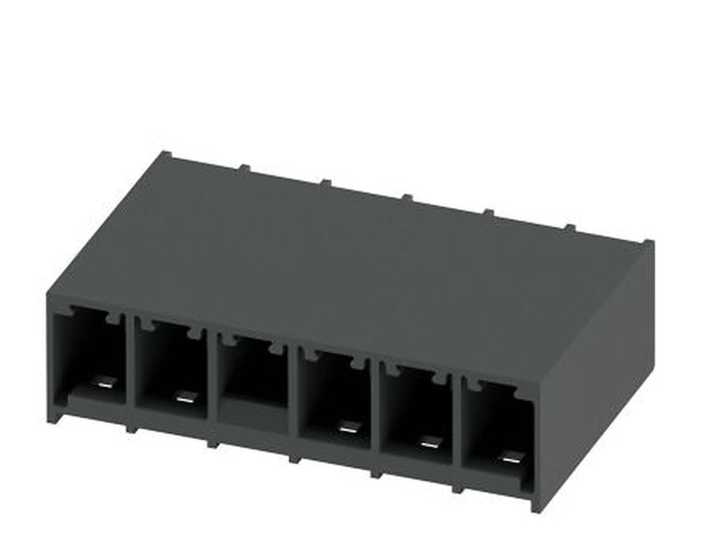 Phoenix Contact PC 6/-GL-THR Series Pluggable Terminal Block, 5-Contact, 7.62 mm Pitch, 1 Row, 1190540