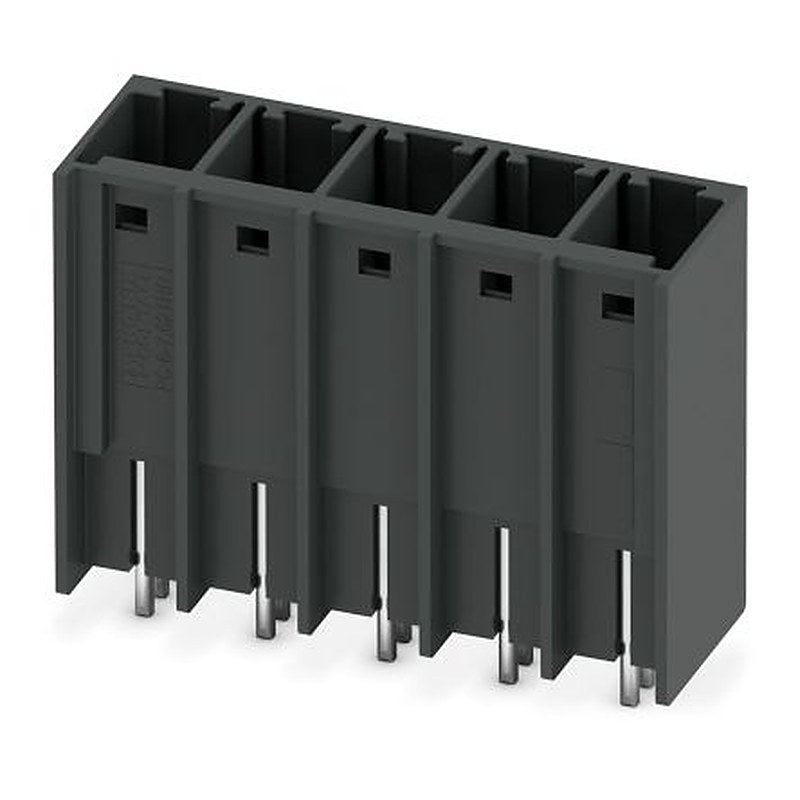 Phoenix Contact PCV 6/-G-THR Series Pluggable Terminal Block, 5-Contact, 7.62 mm Pitch, 1 Row, 1192629