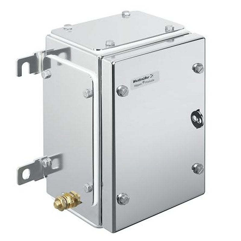 Weidmüller Klippon TB MH Series Grey 316 Stainless Steel Enclosure, IP67, IP66 Flanged 229 mm, 152 mm, 133 mm