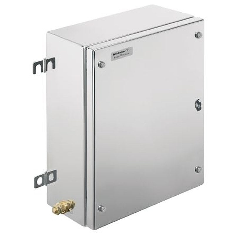 Weidmüller Klippon TB MH Series Grey 316 Stainless Steel Enclosure, IP66, IP67 Flanged 350 mm, 260 mm, 150 mm