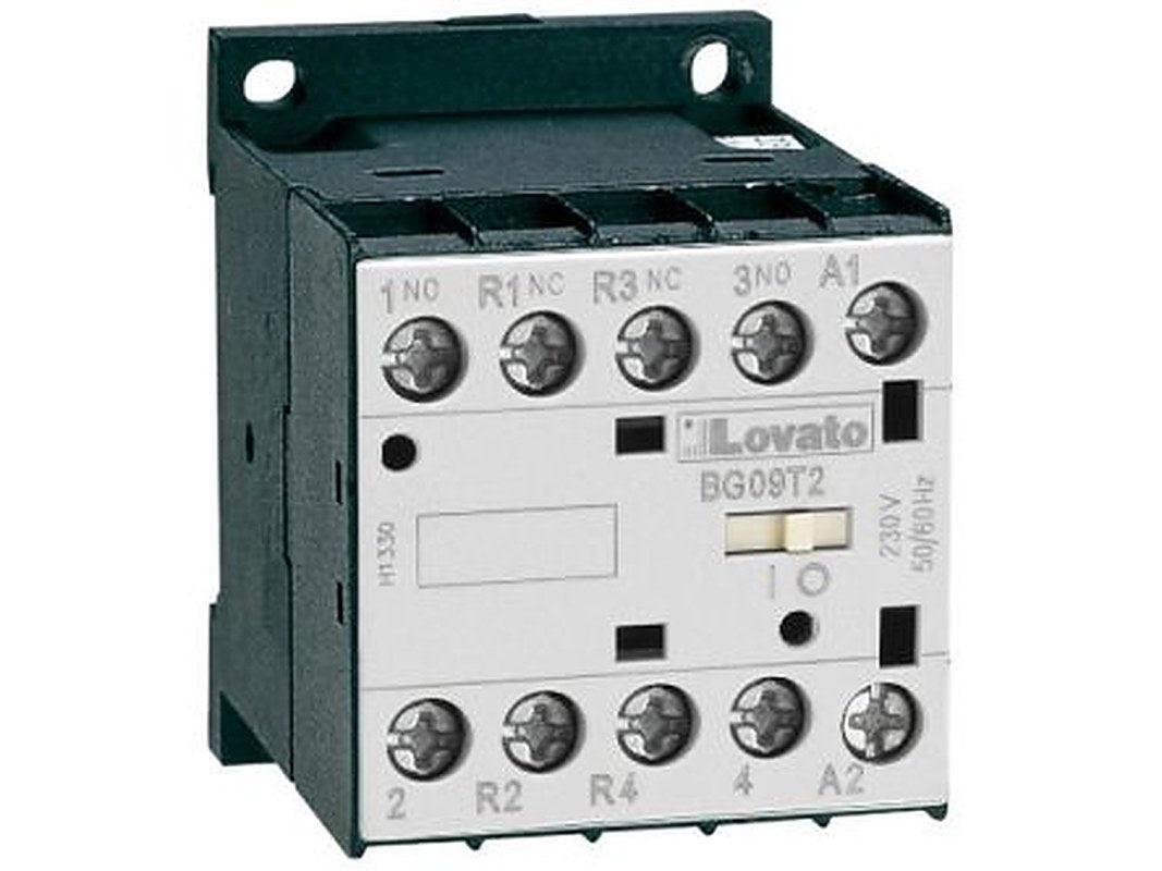 Lovato BG Contactor, 24V Coil, 4-Pole, 20 A, 22 kW, 2 NO/2 NC