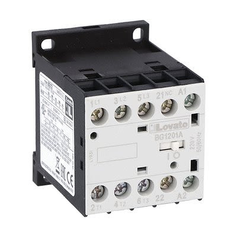 Lovato 11BG Contactor, 48V Coil, 3-Pole, 5.5 kW, 1 NC, 440V