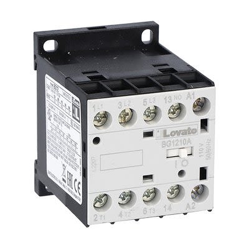 Lovato BG12 Contactor, 230V Coil, 3-Pole, 22 kW, 1 NO, 690V