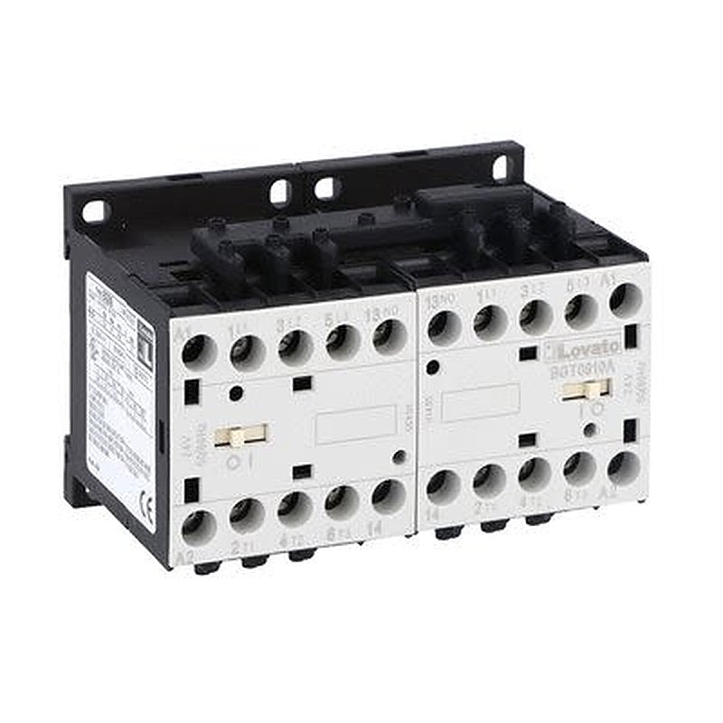 Lovato 11BG Reversing Contactor, 110V ac Coil, 9 A, 4 kW, 1 NO, 440V