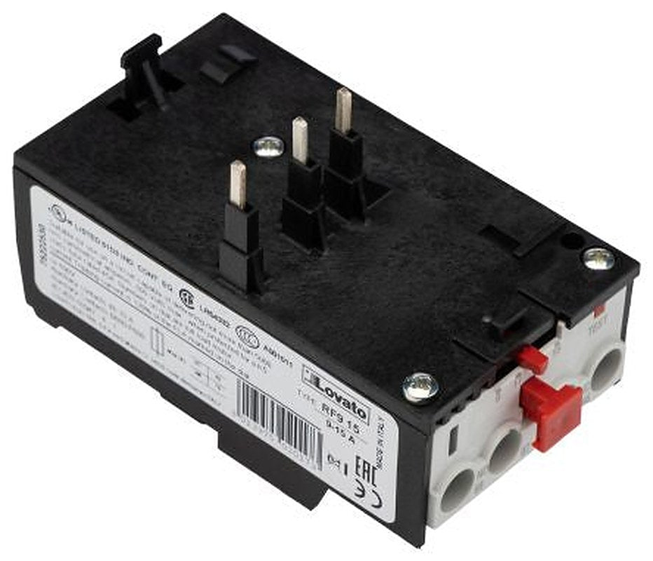 Lovato, RF9 Thermal Overload Relay 1 NO/1 NC, 15A Contact Rating, 5.5 kW, 690V ac 3