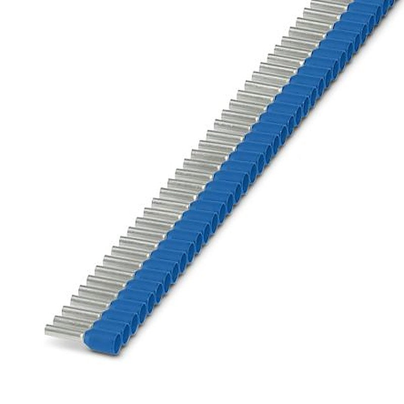 Phoenix Contact, AI Insulated Ferrule, 14 mm Pin Length, 2.3 mm Pin Diameter, Blue to 14 AWG Wire Size