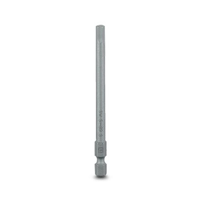 Phoenix Contact Hex Hexagon Bit, 1/4 in Drive, 5 x 89 mm Tip, Hex Drive, 89mm Overall 5-Piece