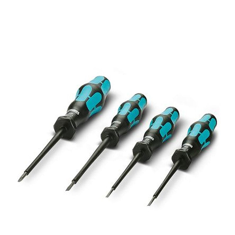 Phoenix Contact Slotted, Flat Tool Set 4 Pieces