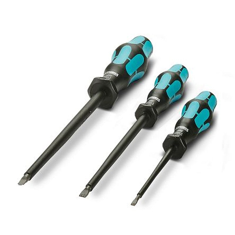Phoenix Contact Slotted, Flat Tool Set 3 Pieces