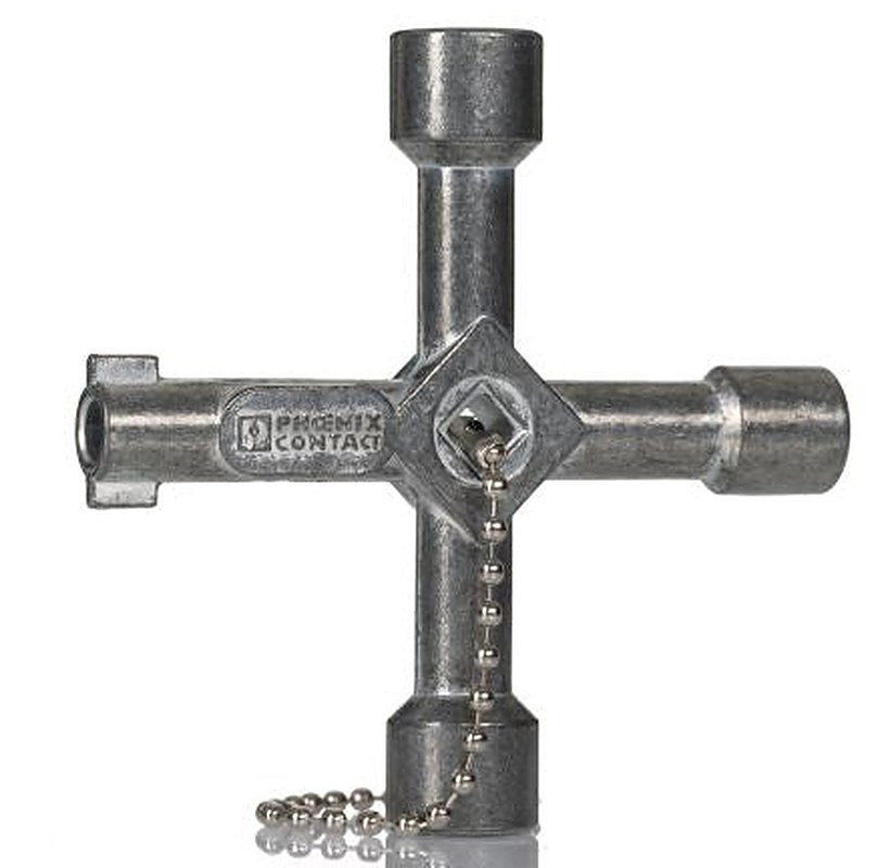 Phoenix Contact Die Cast Zinc 4-way Control Cabinet Key System Package