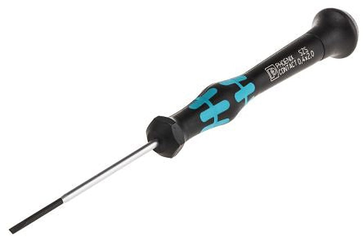 Phoenix Contact, SZS 0.4X2.0 Alloy Steel Screwdriver for use with Terminal Block