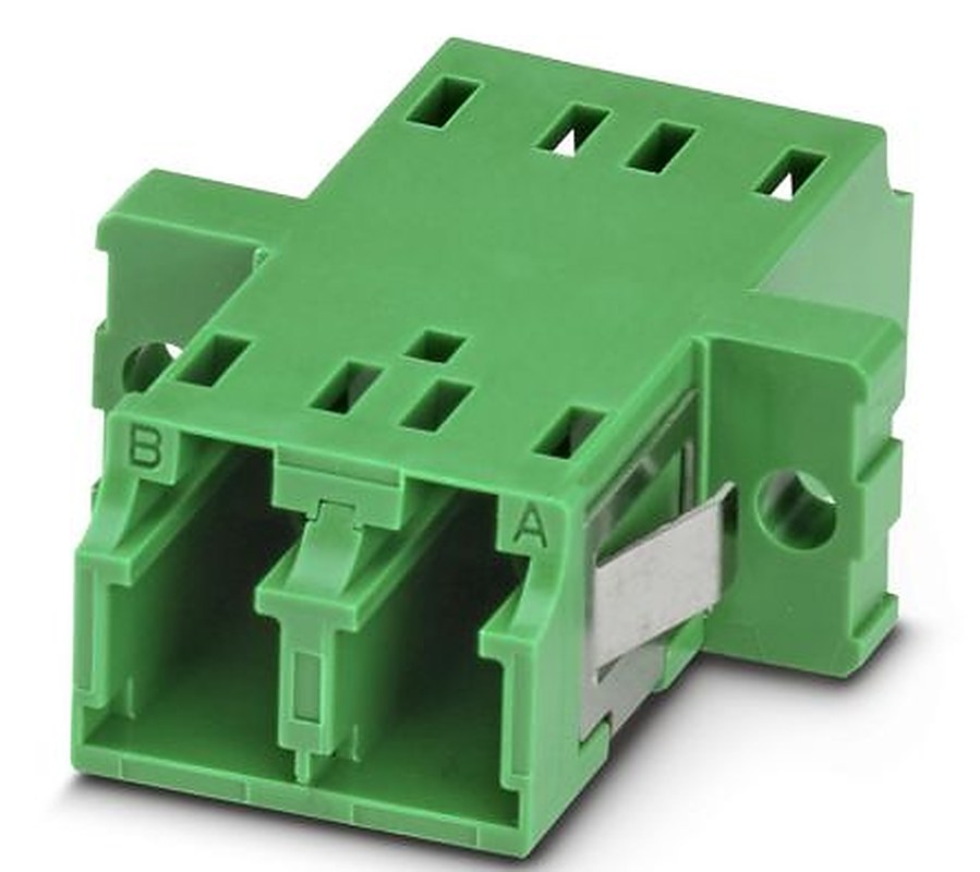 Phoenix Contact 1208077 LC Fibre Optic Adapter, 0.2dB Insertion Loss