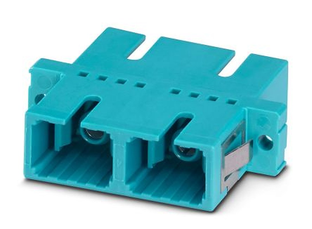 Phoenix Contact 1208084 SC Multimode Fibre Optic Adapter, 0.2dB Insertion Loss