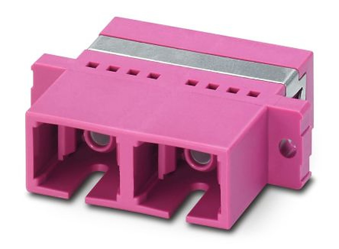 Phoenix Contact 1208085 SC Multimode Fibre Optic Adapter, 0.2dB Insertion Loss