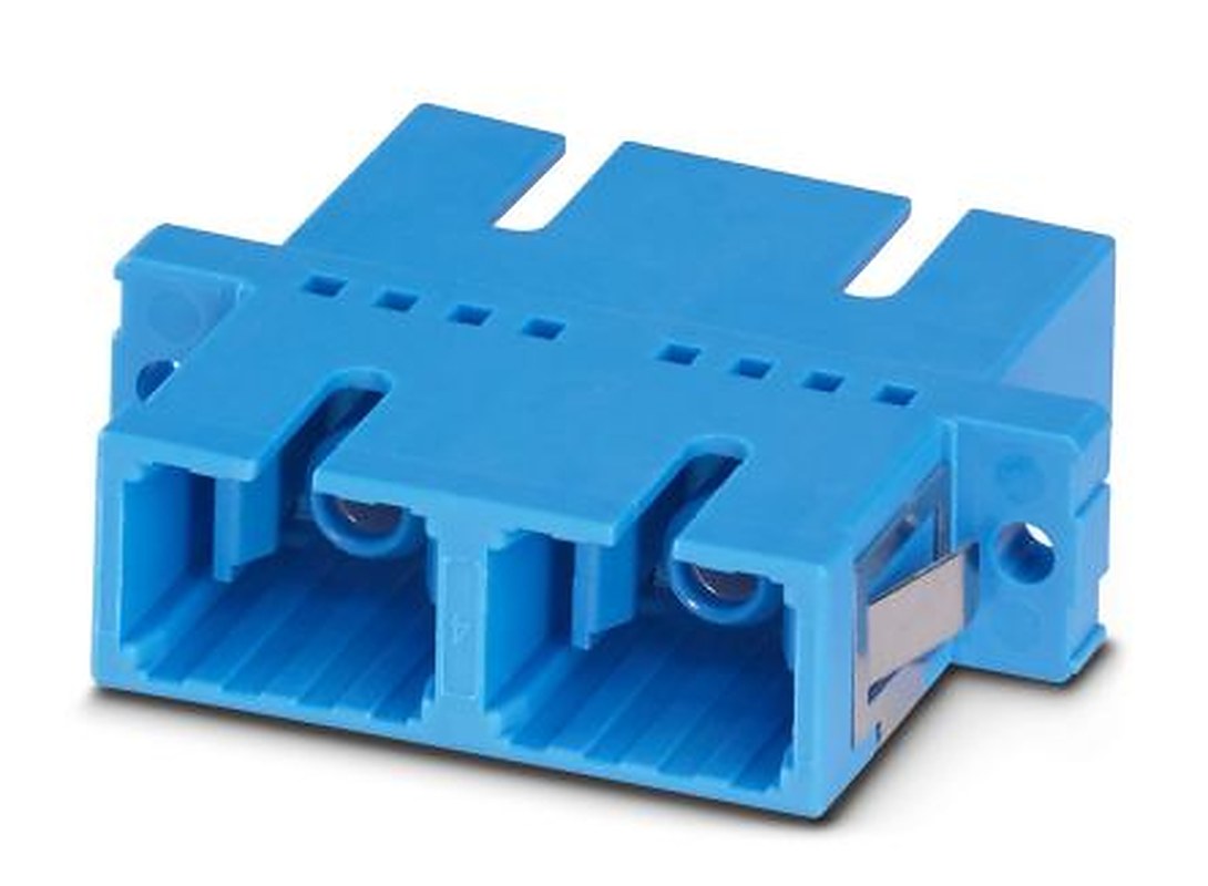 Phoenix Contact 1208086 SC Single Mode Fibre Optic Adapter, 0.2dB Insertion Loss