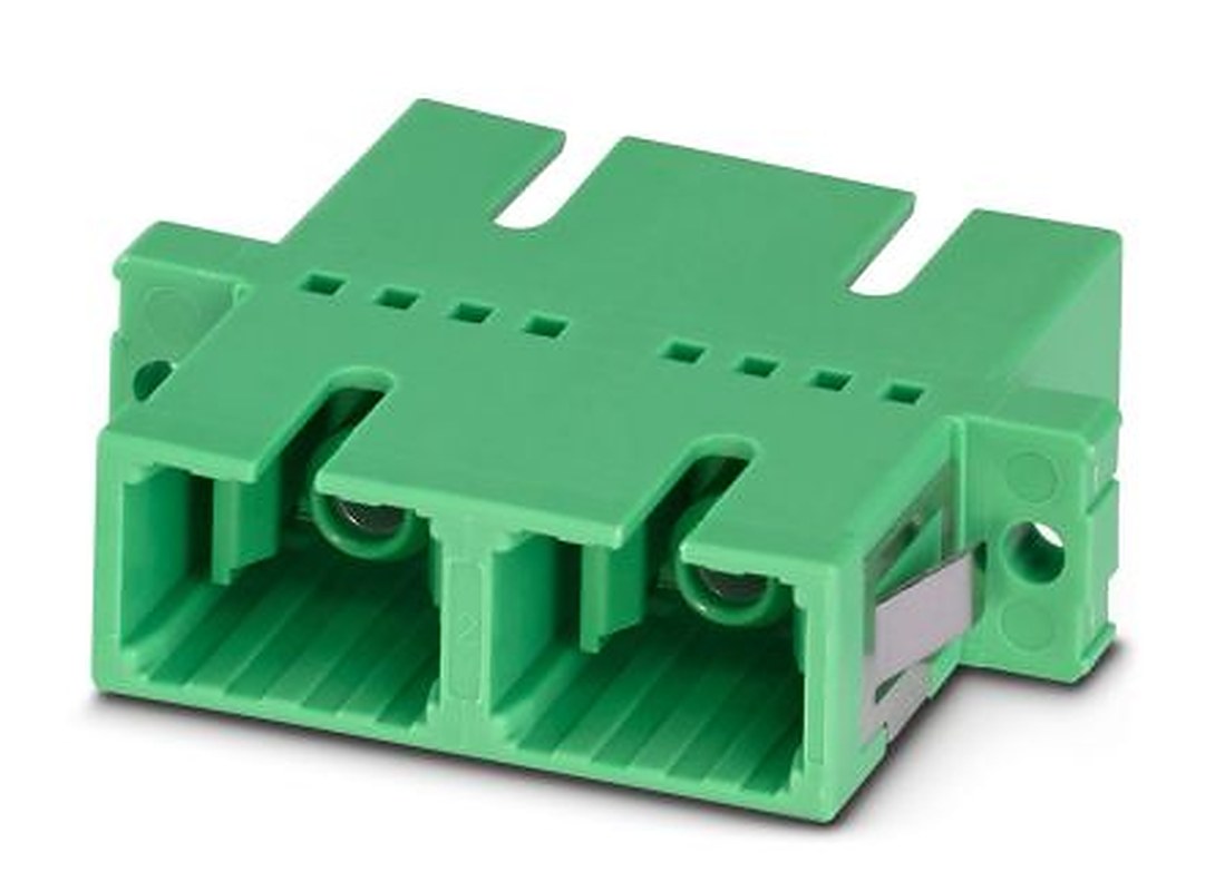 Phoenix Contact 1208088 SC Single Mode Fibre Optic Adapter, 0.2dB Insertion Loss