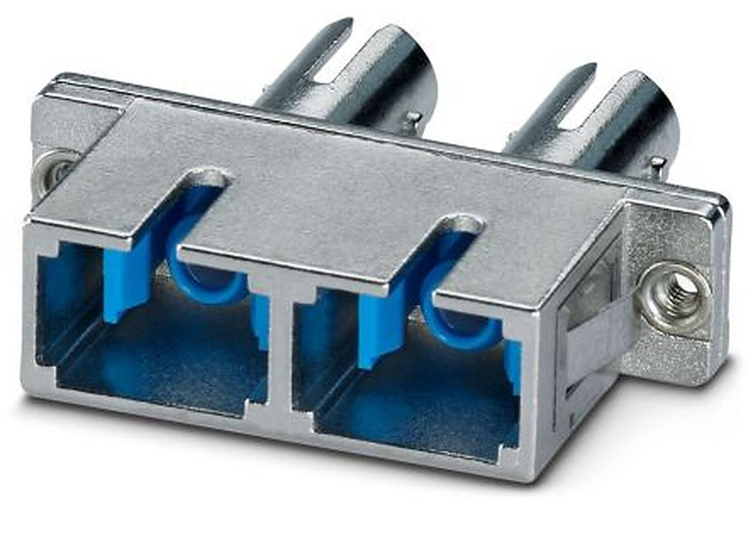 Phoenix Contact 1208096 ST Multimode Fibre Optic Adapter, 0.35dB Insertion Loss