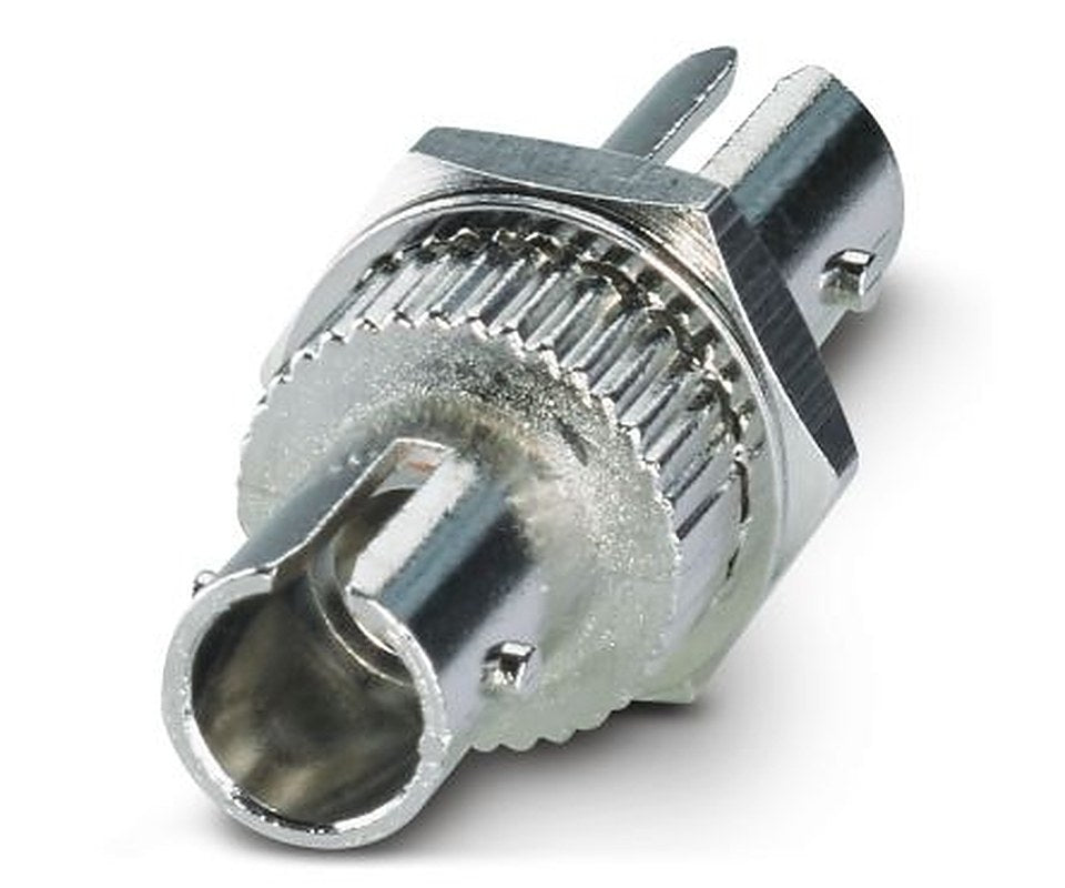 Phoenix Contact 1208099 ST Multimode Fibre Optic Adapter, 0.35dB Insertion Loss