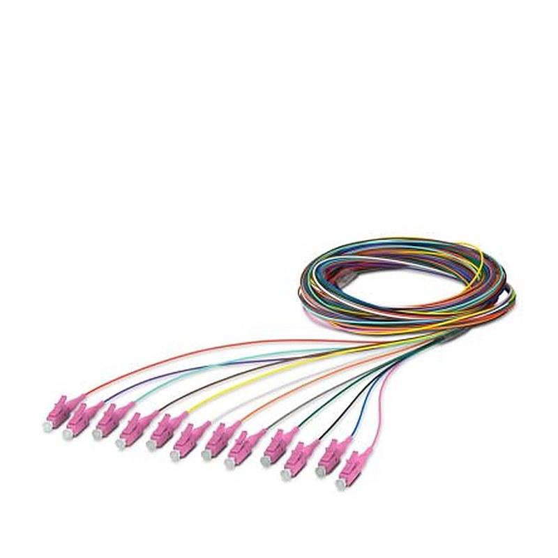 Phoenix Contact Fibre Optic Cable, 125 μm Plastic, Violet, 2.5 m