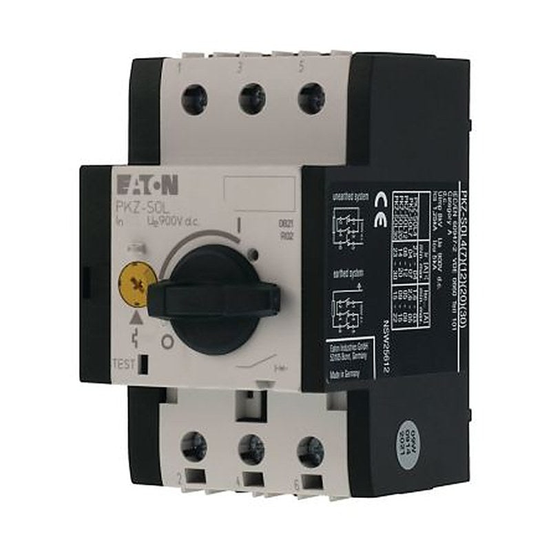 Eaton PKZ Circuit Breaker, 3-Pole, 30A, 900V ac AC, 0 kA Breaking Capacity