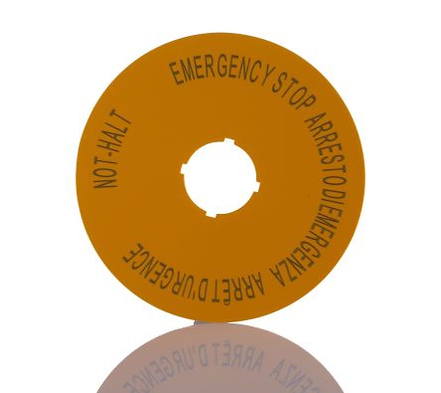 Eaton Legend Plate for Use with M22 Series Modular Push Buttons