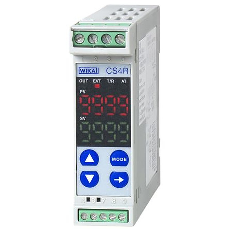 WIKA CS4R DIN Rail PID Temperature Controller Relay 240V ac PID Controller