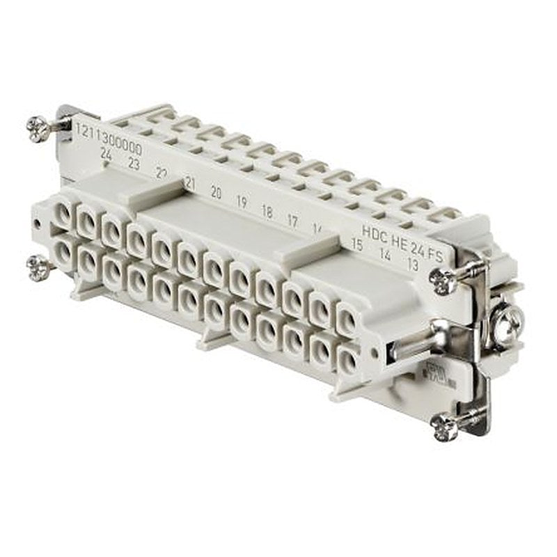 Weidmüller Contact Insert, 16A, HE Series Female, 24 Contacts