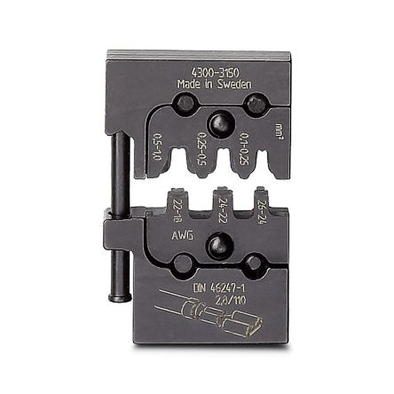 Phoenix Contact, CRIMPFOX-M Crimp Die, Coaxial Type Crimp Tool Black