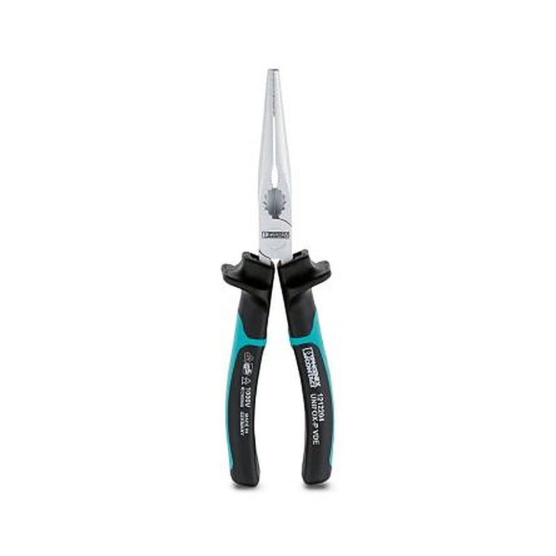 Phoenix Contact 1212204 1-Piece Nose Plier, 205 mm Overall VDE/1000V Approved