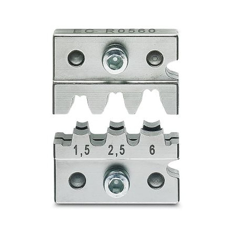 Phoenix Contact, CF500 Crimp Die, Coaxial Type Crimp Tool Silver