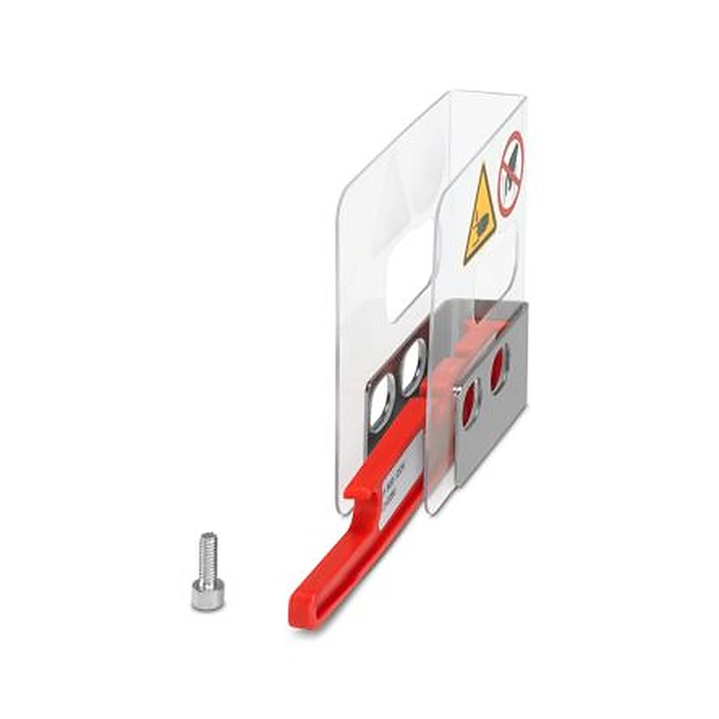 Phoenix Contact, CF 500/COV Plastic Crimp Cover, 22.5 mm Tab Size, Transparent