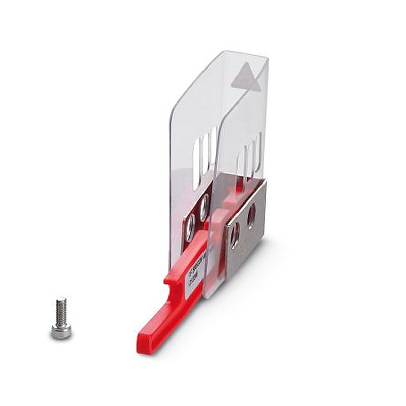 Phoenix Contact, CF 500/COV Plastic Crimp Cover, 22.5 mm Tab Size, Transparent