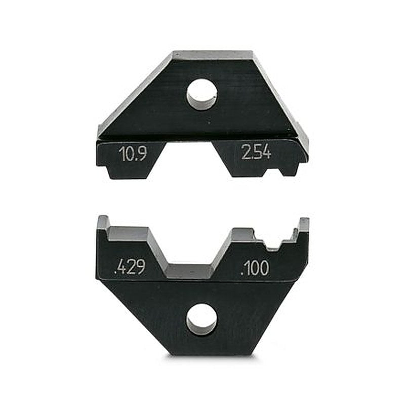 Phoenix Contact, CRIMPFOX-CX Crimp Die, Coaxial Type Replacement Die Black