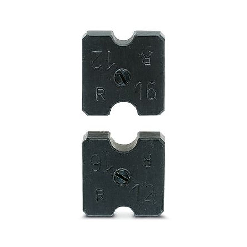 Phoenix Contact, CRIMPFOX-C Crimp Die, Coaxial Type Compression Oval Crimp Black