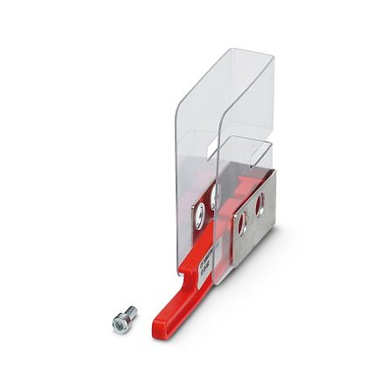 Phoenix Contact, CF 500/COV FBS Plastic Crimp Cover, 22.5 mm Tab Size, Transparent