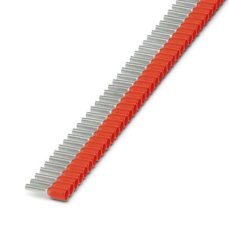 Phoenix Contact Ferrule, 1.5 mm Pin Diameter, Red