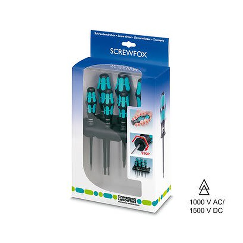 Phoenix Contact Pozidriv, Pozidriv Tool Set 6 Pieces