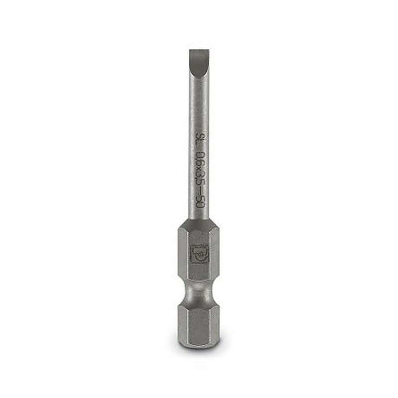 Phoenix Contact Driver Bit, 1/4 in Tip, Phillips Drive, 50 mm Overall