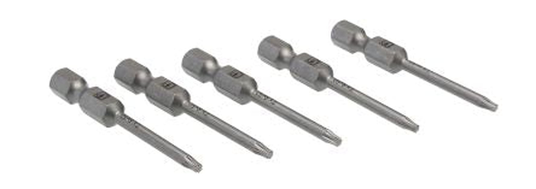 Phoenix Contact Screwdriver Bit, 6.35 mm Tip, 50 mm Tip, Torx Drive, 50mm Overall 5-Piece