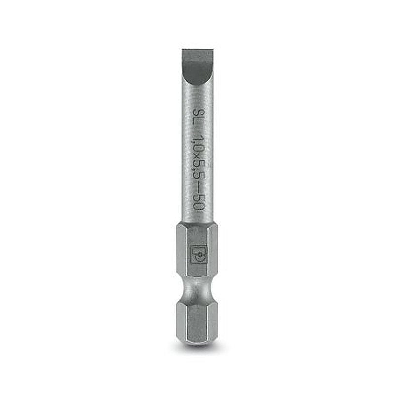 Phoenix Contact Driver Bit, 1/4 in Tip, Phillips Drive, 50 mm Overall 5-Piece