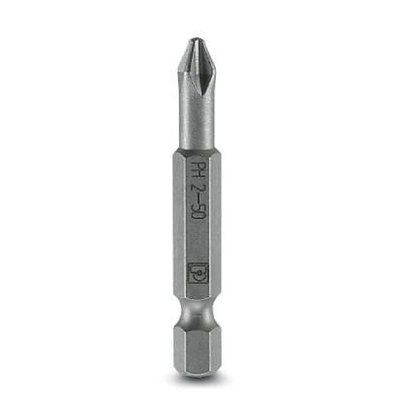 Phoenix Contact Screwdriver Bit, PH2 Tip, 50 mm Overall 5-Piece