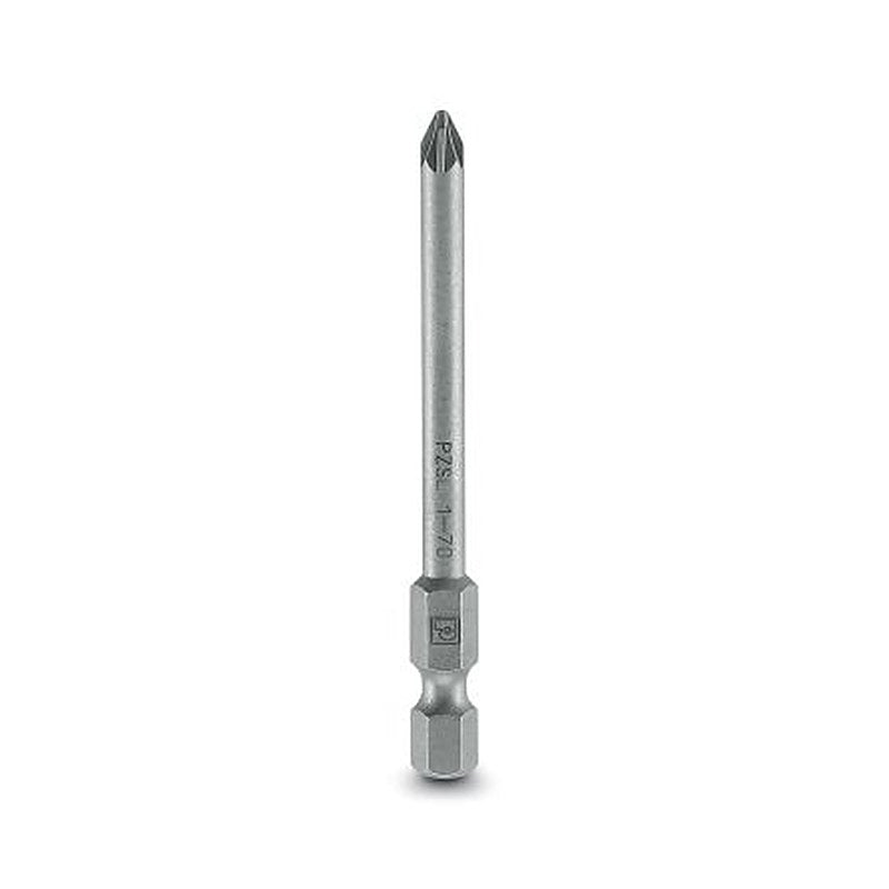 Phoenix Contact Driver Bit, 1/4 in Tip, PZ1 x 70 mm Tip, Pozidriv Drive, 70 mm Overall 5-Piece