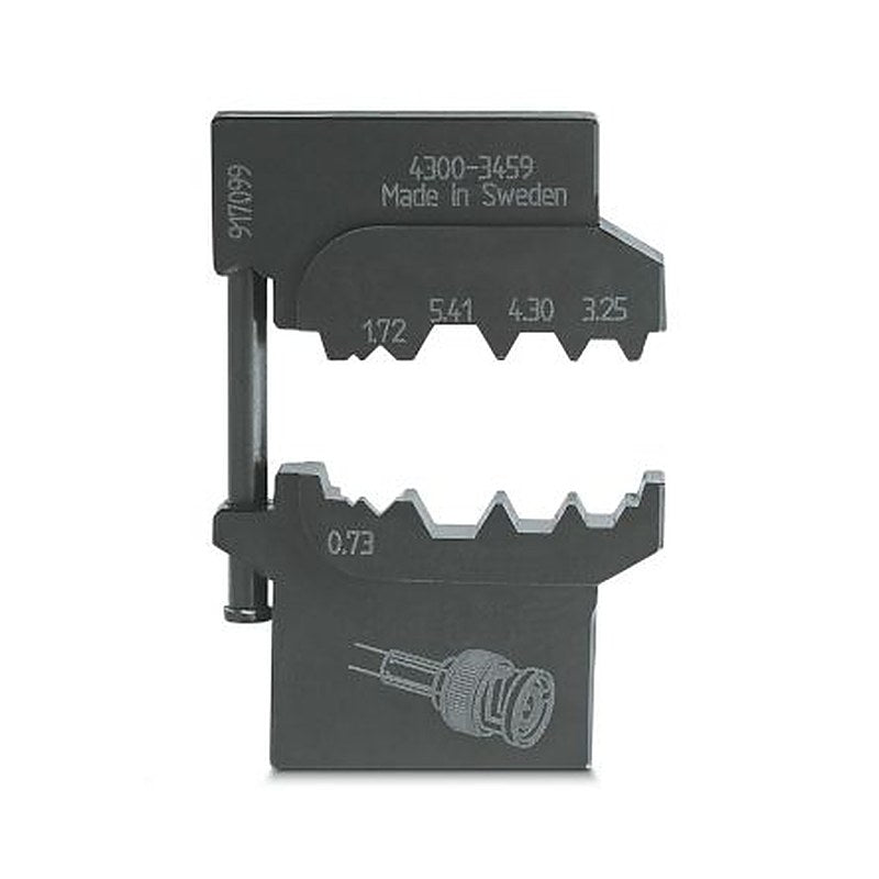 Phoenix Contact, CRIMPFOX-M Crimp Die, Coaxial Type Crimp Tool, Hex size 5.41 mm Black
