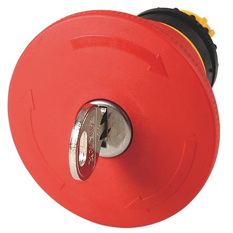 Eaton M22 Series, Key Release, Emergency Stop Push Button Head 60 mm Diameter