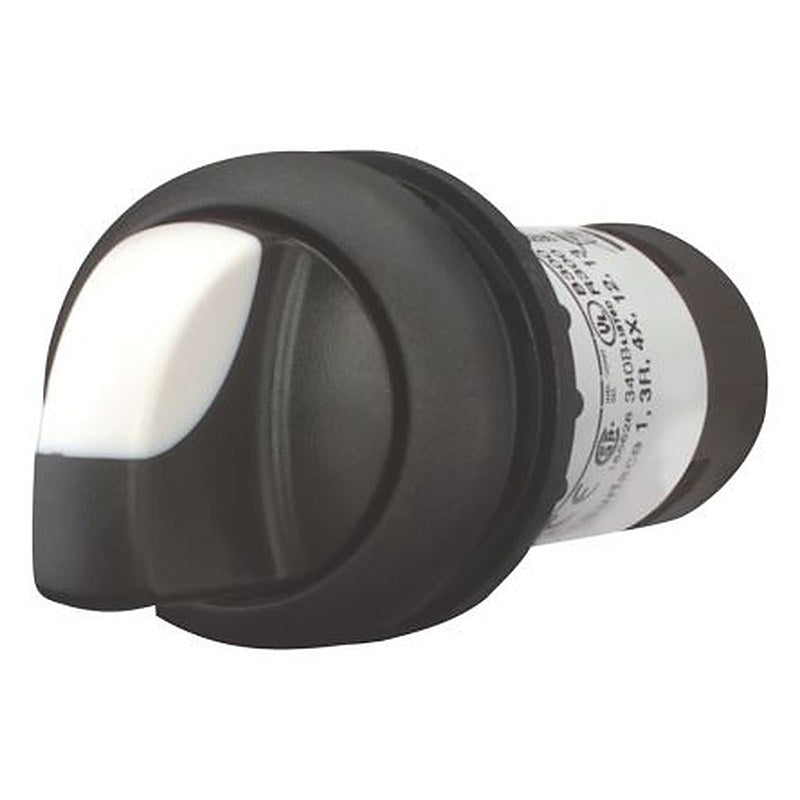 Eaton C22 Series 2 Position Selector Switch Head, 30 mm Cutout, Black Handle, IP65