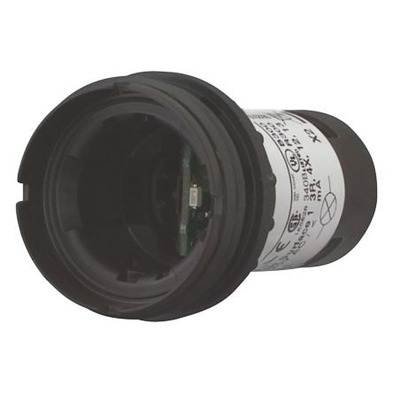 Eaton, C22, Panel Mount Green LED Indicator, 22.5 mm Cutout, IP67, IP69K, Dome, 120V